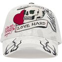 cappello-curvo-bianco-snapback-live-fast-love-hard-di-ed-hardy