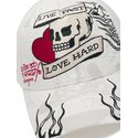 cappello-curvo-bianco-snapback-live-fast-love-hard-di-ed-hardy