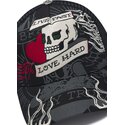cappello-curvo-nero-snapback-live-fast-love-hard-di-ed-hardy