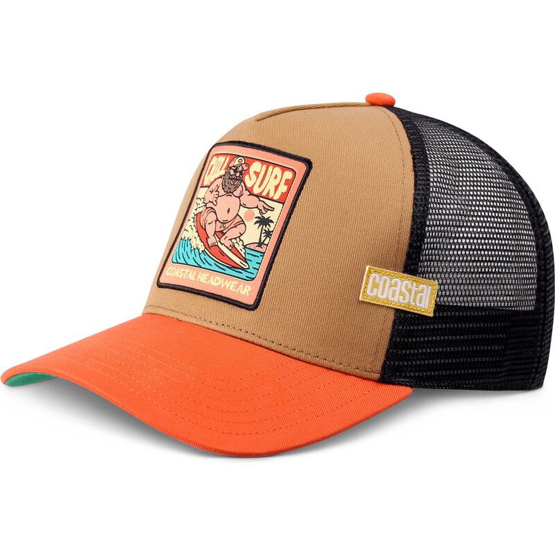 cappello-curvo-marrone-snapback-hft-chill-surf-di-coastal cappello-curvo-marrone-snapback-hft-chill-surf-di-coastal