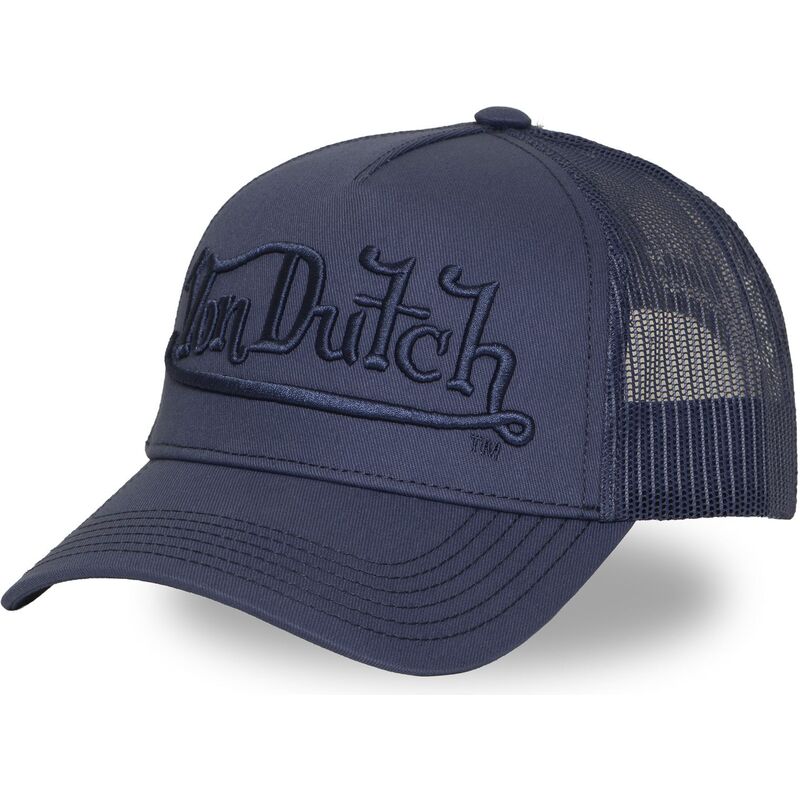 cappello-curvo-blu-marino-snapback-emb09-di-von-dutch