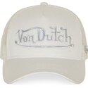 cappello-curvo-crema-snapback-rainbow-di-von-dutch