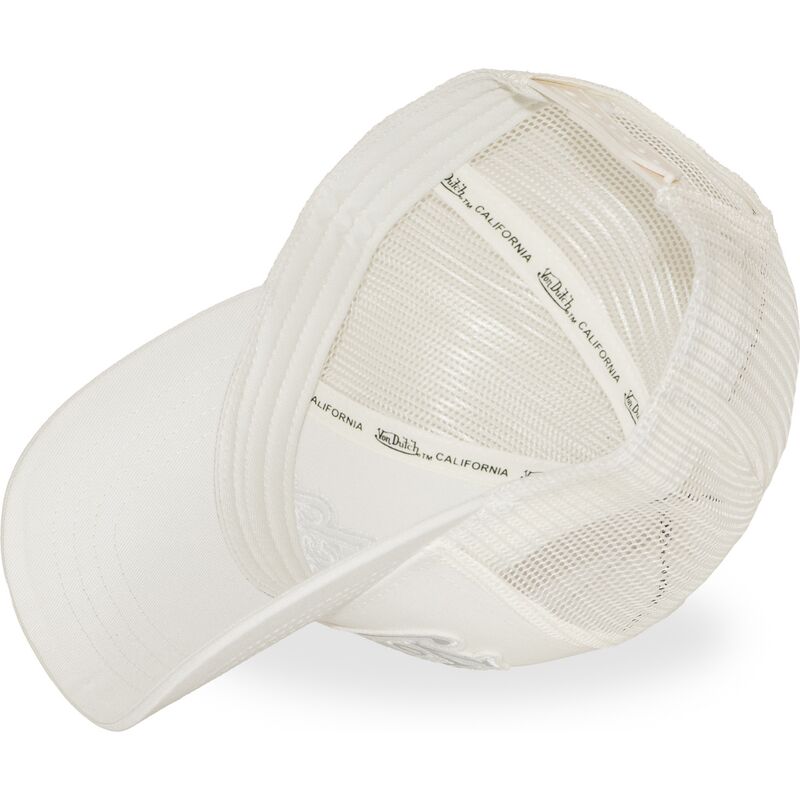 cappello-curvo-crema-snapback-rainbow-di-von-dutch