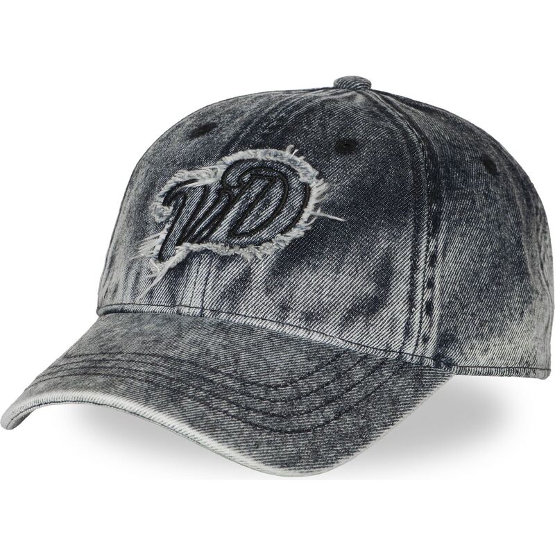 casquette-courbee-bleue-denim-ajustable-fringe-von-dutch