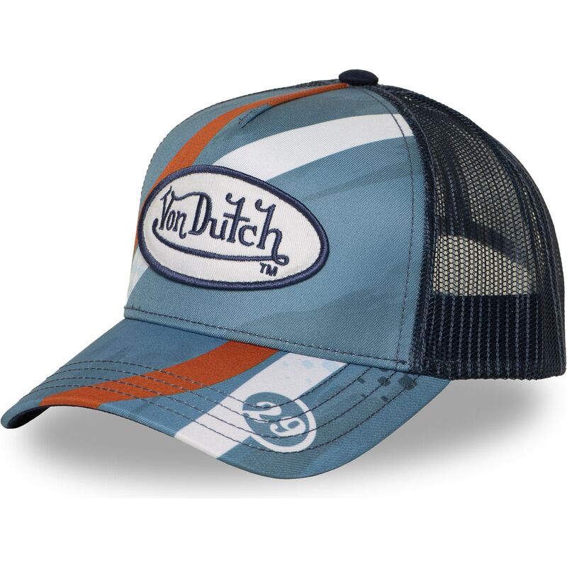 cappello-curvo-blu-snapback-subl20-di-von-dutch