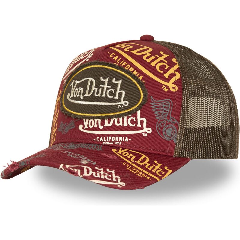 mutzen-gebogen-rot-snapback-cafe13-von-von-dutch