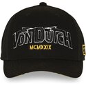 cappello-curvo-nero-snapback-can01-di-von-dutch