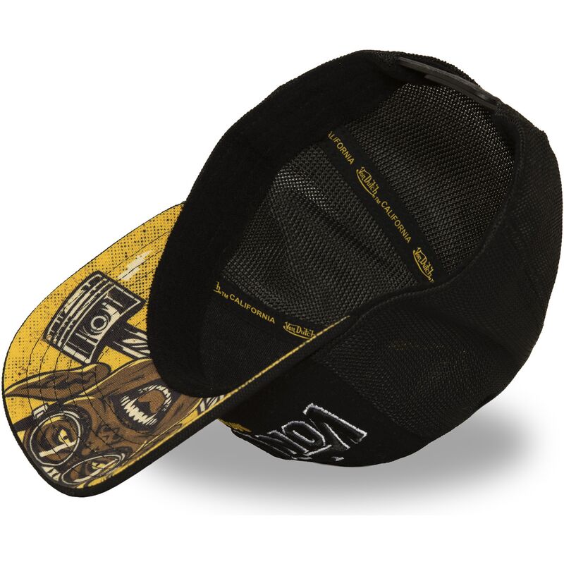 cappello-curvo-nero-snapback-can01-di-von-dutch