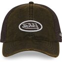 cappello-curvo-marrone-snapback-mac17-di-von-dutch