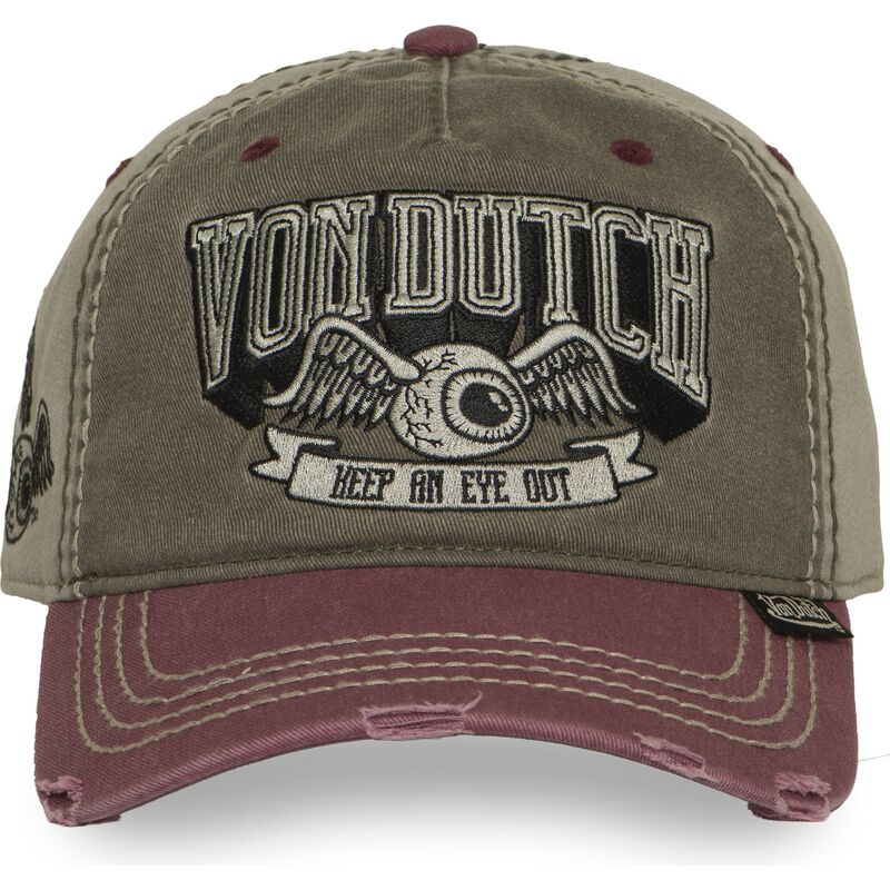 cappello-curvo-multicolore-cinghia-regolabile-retro17-di-von-dutch cappello-curvo-multicolore-cinghia-regolabile-retro17-di-von-dutch