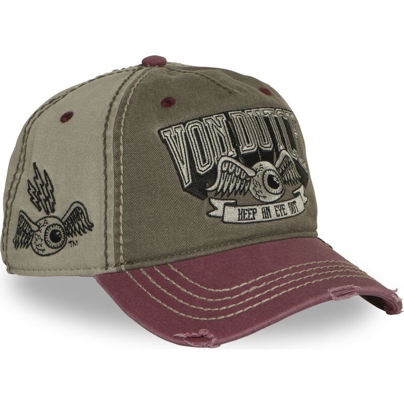 cappello-curvo-multicolore-cinghia-regolabile-retro17-di-von-dutch cappello-curvo-multicolore-cinghia-regolabile-retro17-di-von-dutch