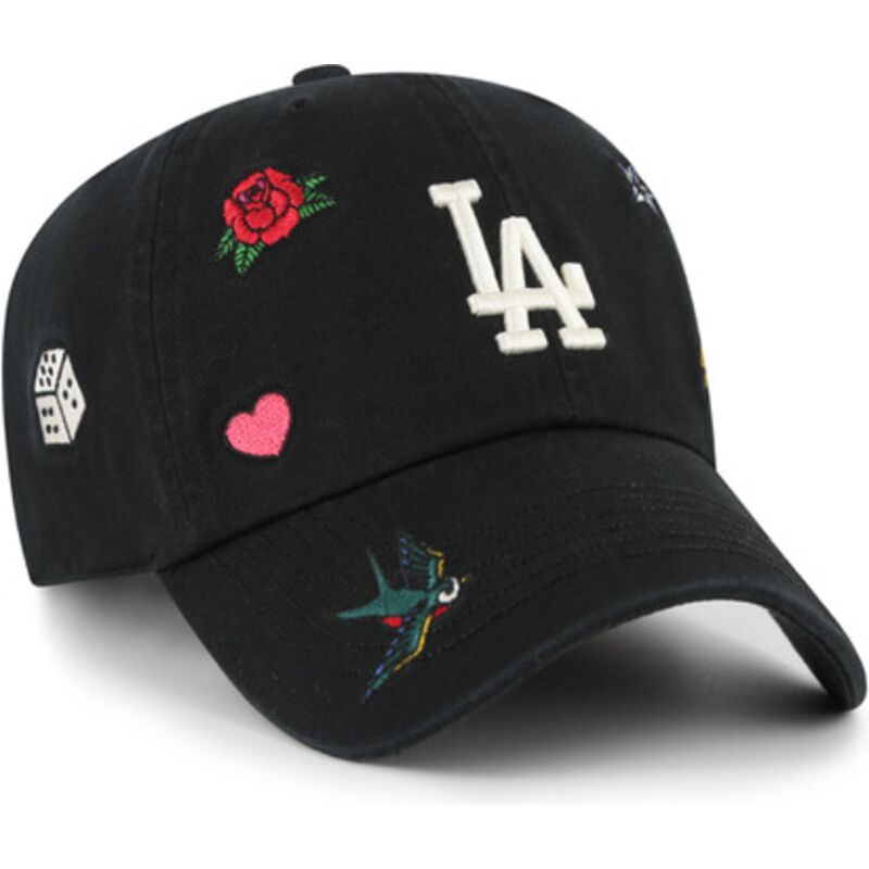 mutzen-gebogen-schwarz-verstellbares-band-clean-up-multi-scatter-der-los-angeles-dodgers-mlb-von-47-brand mutzen-gebogen-schwarz-verstellbares-band-clean-up-multi-scatter-der-los-angeles-dodgers-mlb-von-47-brand