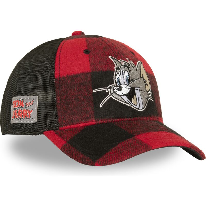mutzen-gebogen-rot-snapback-taj9-tom-looney-tunes-von-capslab