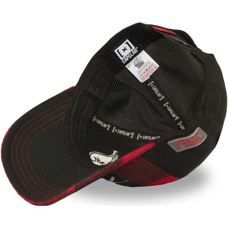 mutzen-gebogen-rot-snapback-taj9-tom-looney-tunes-von-capslab