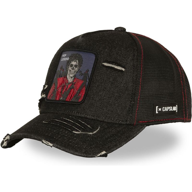 cappello-curvo-nero-snapback-pop-legend-sta1-pop-michael-jackson-famous-di-capslab
