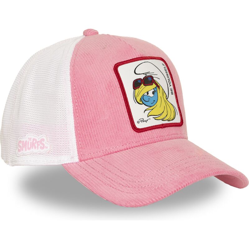 mutzen-gebogen-rosa-snapback-smu3-sof-schlumpfine-die-schlumpfe-von-capslab