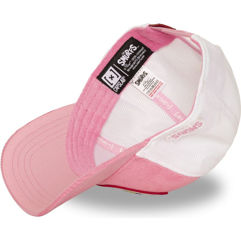 cappello-curvo-rosa-snapback-smu3-sof-puffetta-i-puffi-di-capslab