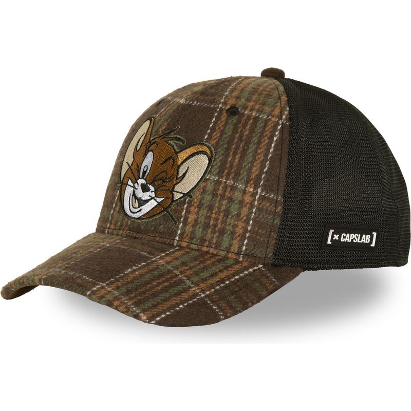 cappello-curvo-marrone-snapback-taj9-jer-jerry-looney-tunes-di-capslab