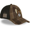cappello-curvo-marrone-snapback-taj9-jer-jerry-looney-tunes-di-capslab