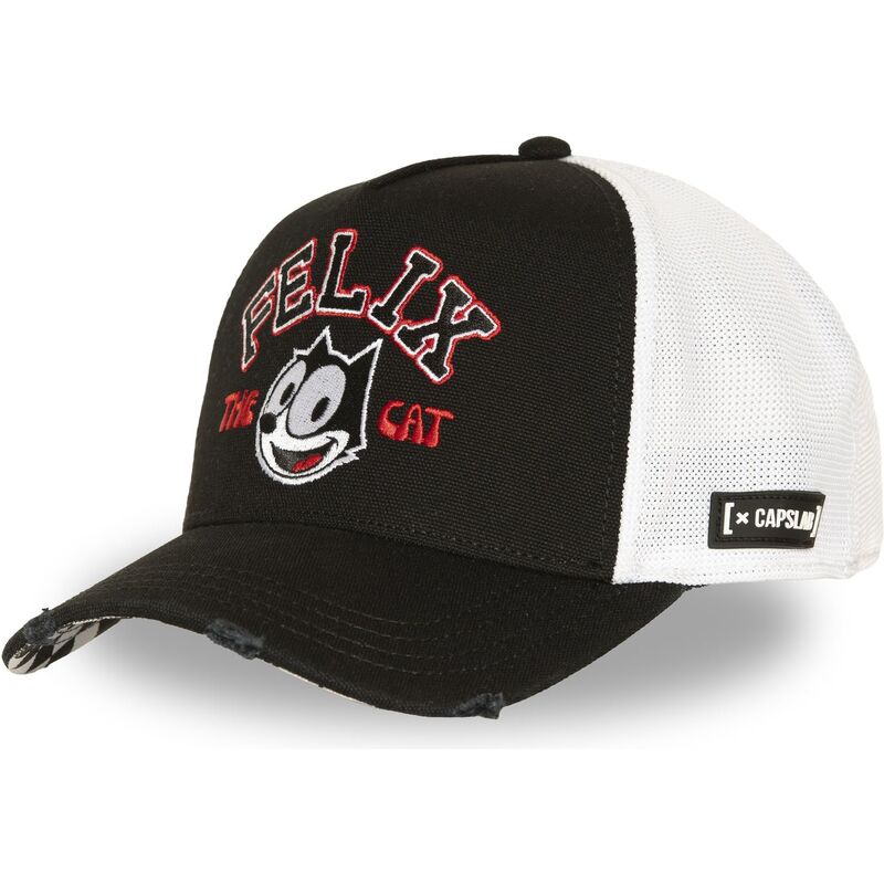 cappello-curvo-nero-snapback-flx1-fel-felix-the-cat-di-capslab