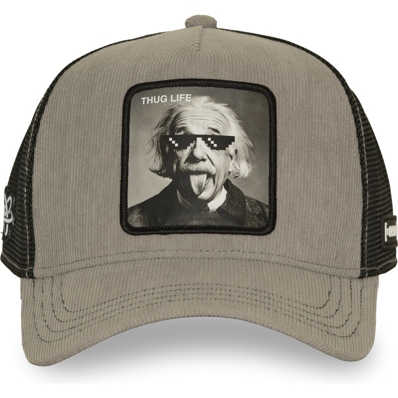 mutzen-gebogen-grau-snapback-thug-life-art1-thug-albert-einstein-famous-von-capslab mutzen-gebogen-grau-snapback-thug-life-art1-thug-albert-einstein-famous-von-capslab