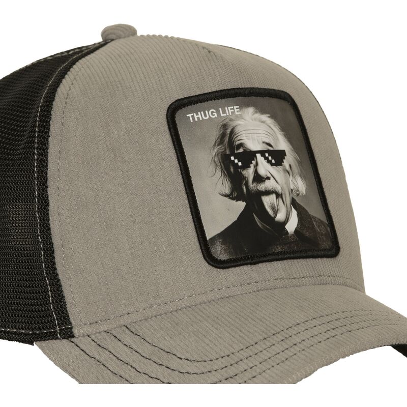 mutzen-gebogen-grau-snapback-thug-life-art1-thug-albert-einstein-famous-von-capslab mutzen-gebogen-grau-snapback-thug-life-art1-thug-albert-einstein-famous-von-capslab
