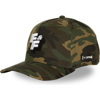 Casquette courbée camouflage snapback FF01 LOG Fast & Furious Capslab