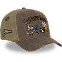 cappello-curvo-marrone-snapback-lck4-luc-lucky-luke-di-capslab