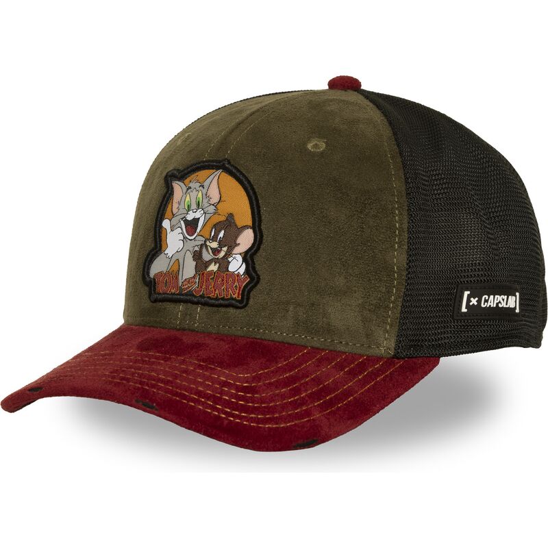 cappello-curvo-multicolore-snapback-taj9-taj-tom-e-jerry-looney-tunes-di-capslab cappello-curvo-multicolore-snapback-taj9-taj-tom-e-jerry-looney-tunes-di-capslab