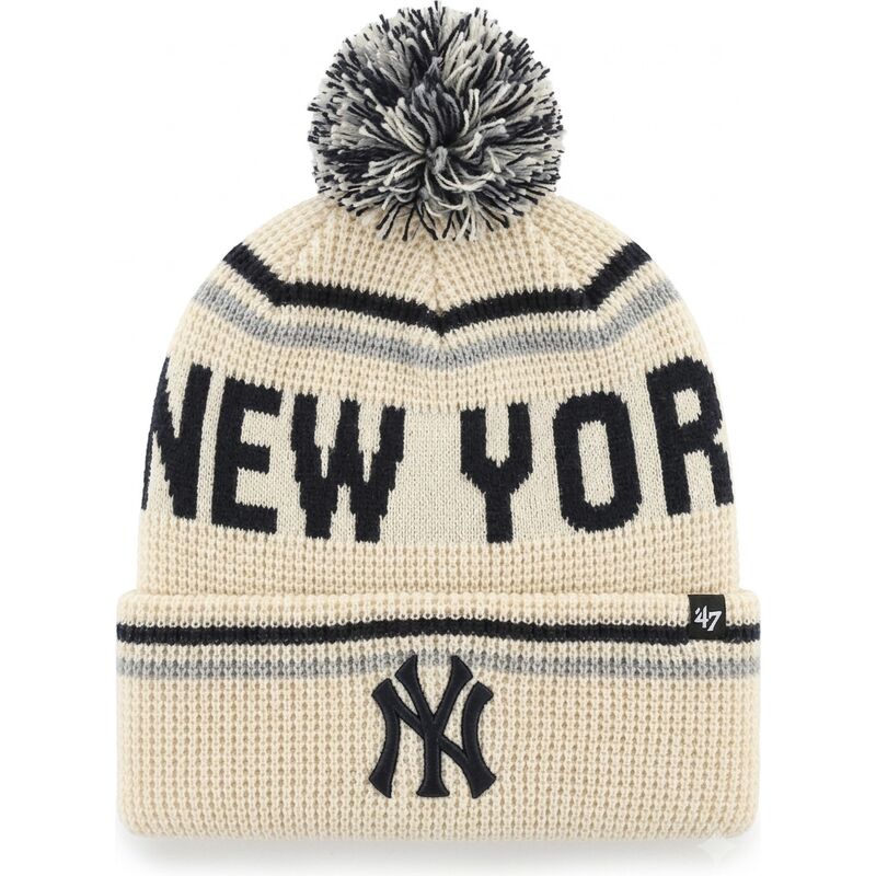 cappello-pompon-crema-quattrle-cuff-knit-dei-new-york-yankees-mlb-di-47-brand