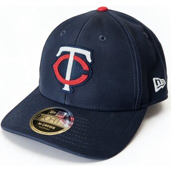 Cappello curvo blu marino snapback 9FORTY M-Crown Field Of Dreams dei Minnesota Twins MLB di New Era