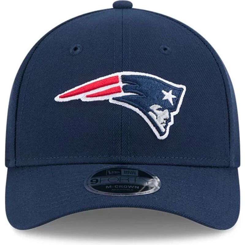 cappello-curvo-blu-marino-snapback-9forty-m-crown-team-dei-new-england-patriots-nfl-di-new-era