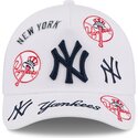 mutzen-gebogen-weiss-snapback-9forty-m-crown-a-frame-all-over-der-new-york-yankees-mlb-von-new-era