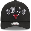 mutzen-gebogen-schwarz-snapback-9forty-m-crown-a-frame-pomp-der-chicago-bulls-nba-von-new-era