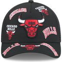 casquette-trucker-noire-9forty-m-crown-a-frame-all-over-chicago-bulls-nba-new-era