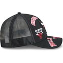 casquette-trucker-noire-9forty-m-crown-a-frame-all-over-chicago-bulls-nba-new-era