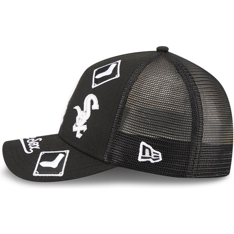 casquette-trucker-noire-9forty-m-crown-a-frame-all-over-chicago-white-sox-mlb-new-era casquette-trucker-noire-9forty-m-crown-a-frame-all-over-chicago-white-sox-mlb-new-era