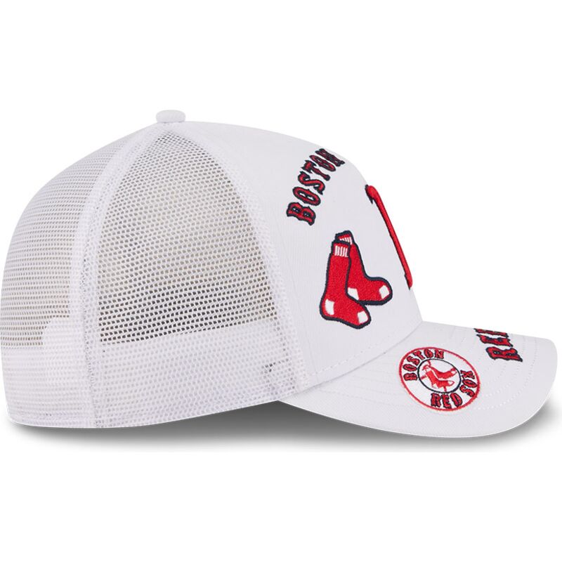 casquette-trucker-blanche-9forty-m-crown-a-frame-all-over-boston-red-sox-mlb-new-era casquette-trucker-blanche-9forty-m-crown-a-frame-all-over-boston-red-sox-mlb-new-era