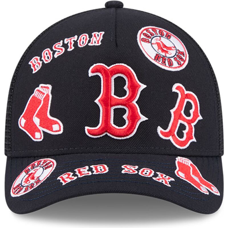cappello-curvo-blu-marino-snapback-9forty-m-crown-a-frame-all-over-dei-boston-red-sox-mlb-di-new-era cappello-curvo-blu-marino-snapback-9forty-m-crown-a-frame-all-over-dei-boston-red-sox-mlb-di-new-era