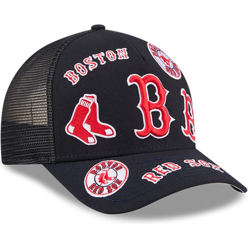 cappello-curvo-blu-marino-snapback-9forty-m-crown-a-frame-all-over-dei-boston-red-sox-mlb-di-new-era cappello-curvo-blu-marino-snapback-9forty-m-crown-a-frame-all-over-dei-boston-red-sox-mlb-di-new-era