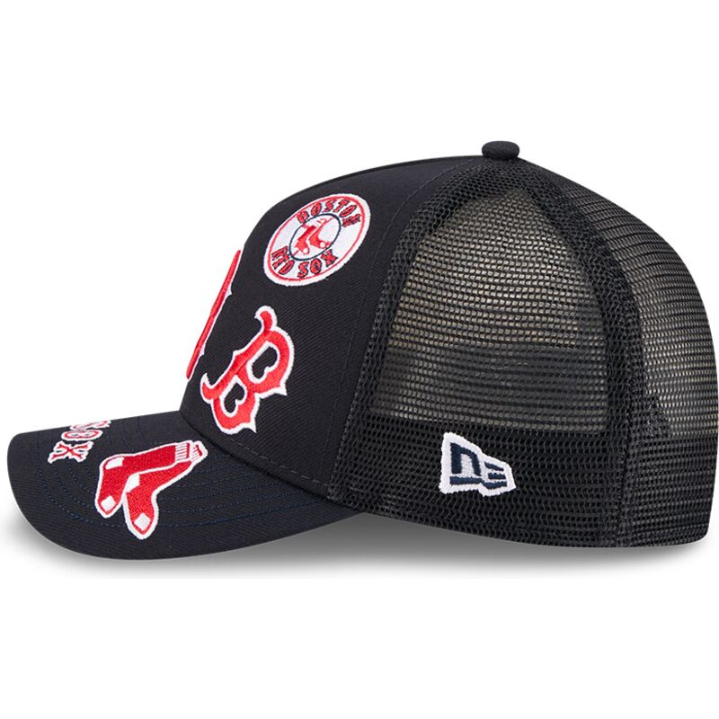 cappello-curvo-blu-marino-snapback-9forty-m-crown-a-frame-all-over-dei-boston-red-sox-mlb-di-new-era cappello-curvo-blu-marino-snapback-9forty-m-crown-a-frame-all-over-dei-boston-red-sox-mlb-di-new-era