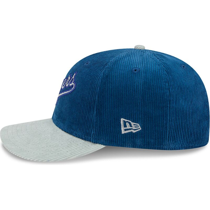 cappello-curvo-blu-snapback-9fifty-9fifity-two-tone-cord-dei-los-angeles-dodgers-mlb-di-new-era