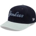 cappello-curvo-blu-marino-snapback-9fifty-9fifity-two-tone-cord-dei-new-york-yankees-mlb-di-new-era