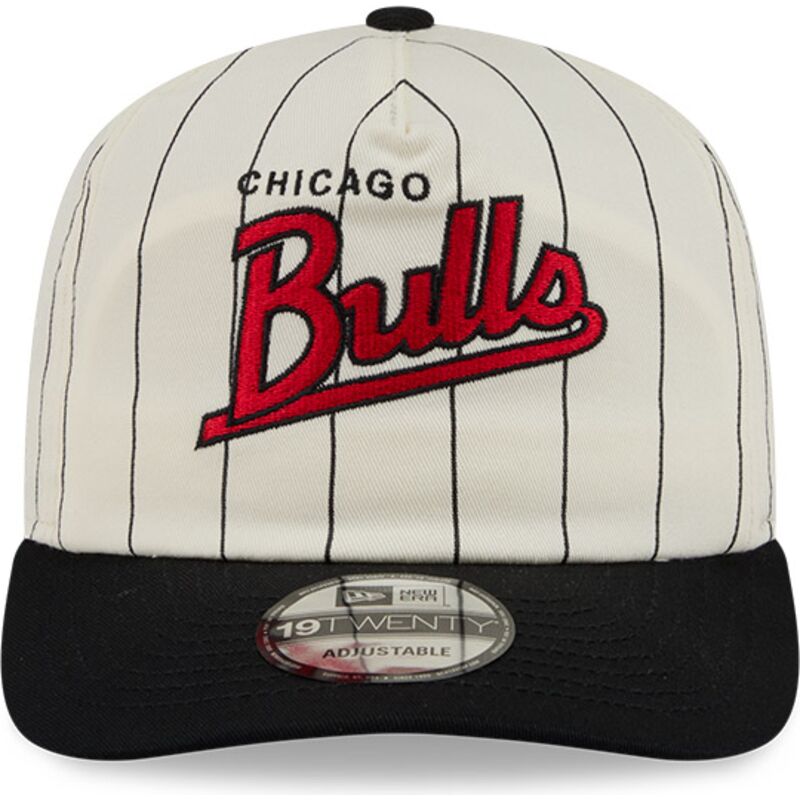 cappello-curvo-beige-snapback-19twenty-pinstripe-dei-chicago-bulls-nba-di-new-era