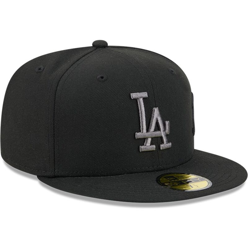 mutzen-flach-schwarz-angepasst-59fifty-side-script-der-los-angeles-dodgers-mlb-von-new-era