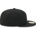casquette-plate-noire-ajustee-avec-logo-grise-59fifty-side-script-los-angeles-dodgers-mlb-new-era
