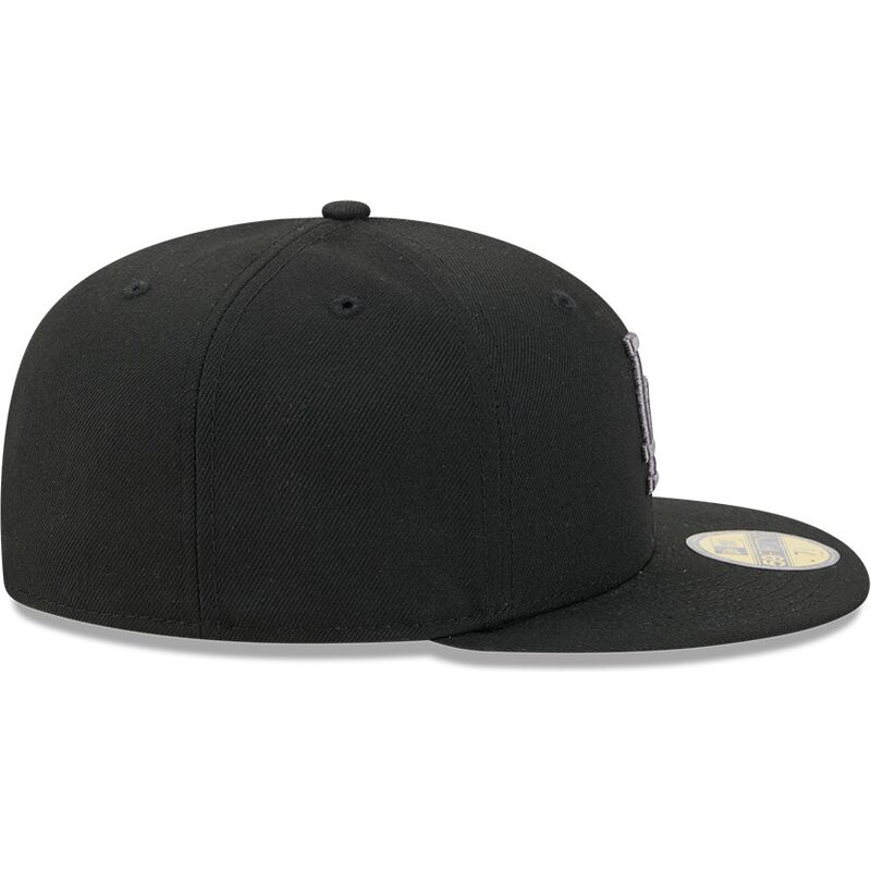 mutzen-flach-schwarz-angepasst-59fifty-side-script-der-los-angeles-dodgers-mlb-von-new-era