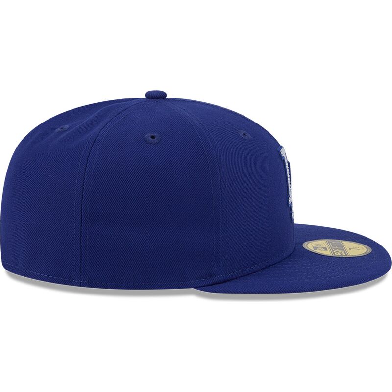 cappello-piatto-blu-aderente-59fifty-rhinstone-badge-dei-los-angeles-dodgers-mlb-di-new-era