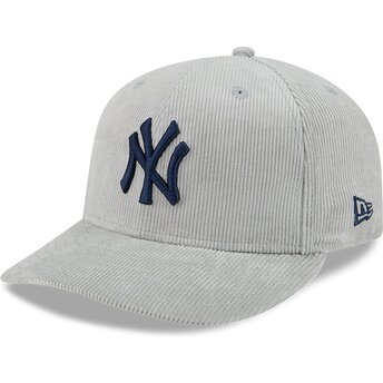 Mützen gebogen grau angepasst 59FIFTY Cord der New York...