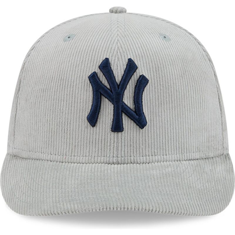 cappello-curvo-grigio-aderente-59fifty-cord-dei-new-york-yankees-mlb-di-new-era